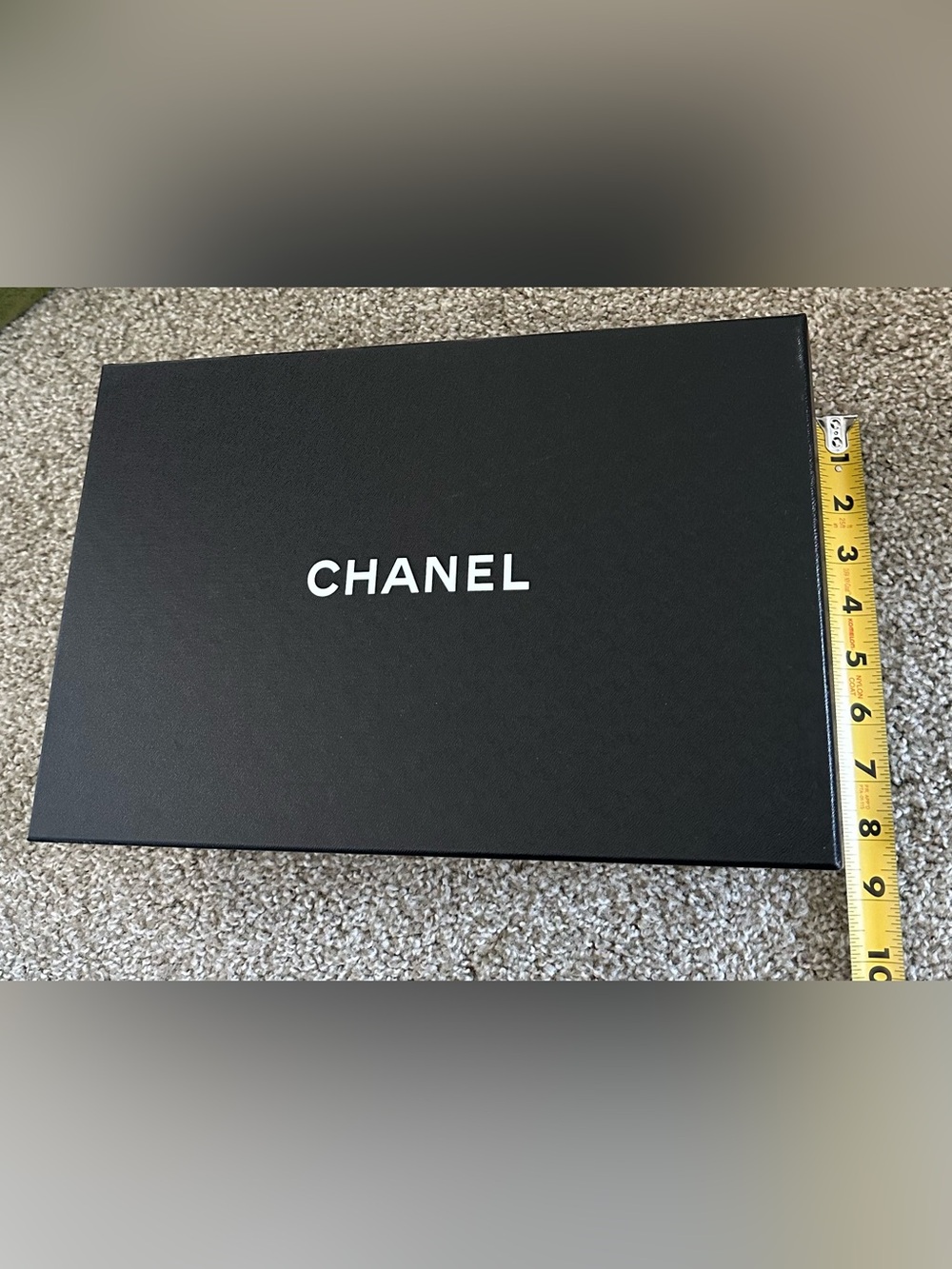CHANEL Black and White Sneaker Box with Label